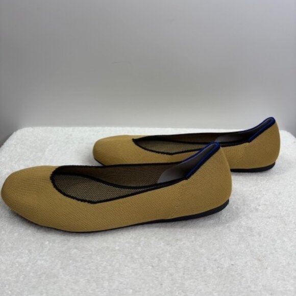 Rothy’s The Square Toe Slip-On Flats Limited Edition Chai Size 9.5 NWOB - Picture 7 of 10